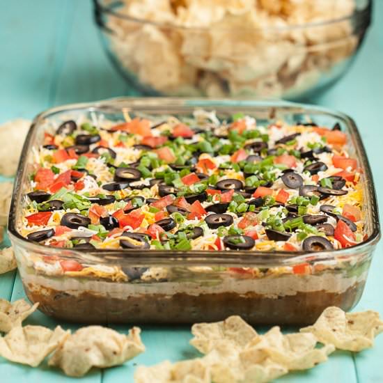 7-Layer Mexican Dip - Recipe photo by chewoutloud