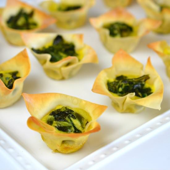 Gai Lan Egg Cups - Recipe photo by jollytomato