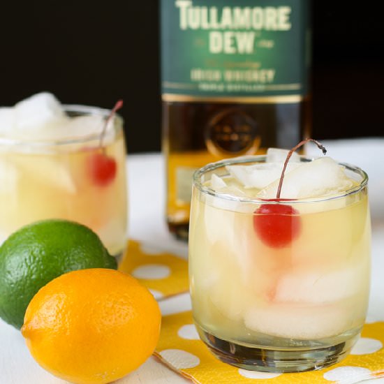 Meyer Lemon Whiskey Sours - Recipe photo by garnishwithlemon