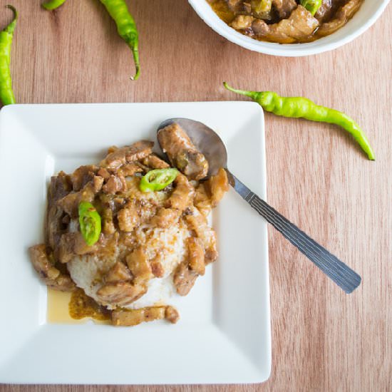 Bicol Express - Recipe photo by onechoppingboard