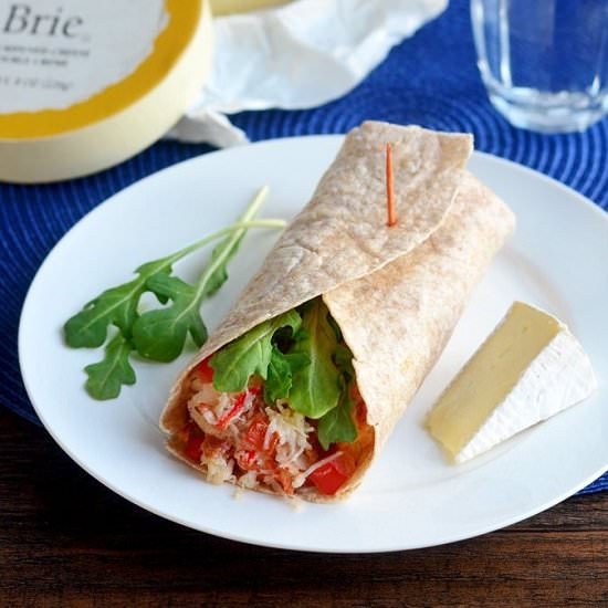 Crab, Bacon, and Brie Wrap - Recipe photo by The Spice Kit Recipes