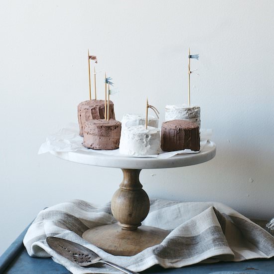 Mini Layer Cakes - Recipe photo by dollyandoatmeal