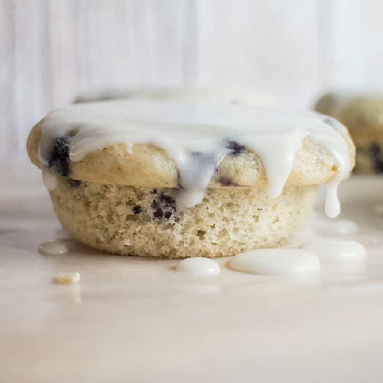 Blueberry Lemon Glazed Muffin Tops - Recipe photo by pamelaz