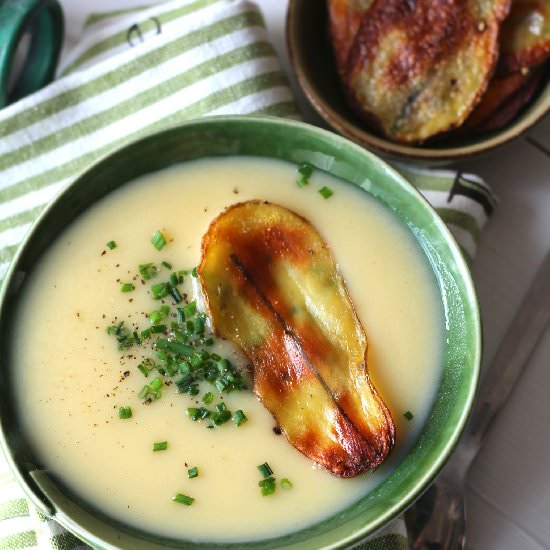Vegan Vichyssoise - Recipe photo by a lemon tree cafe