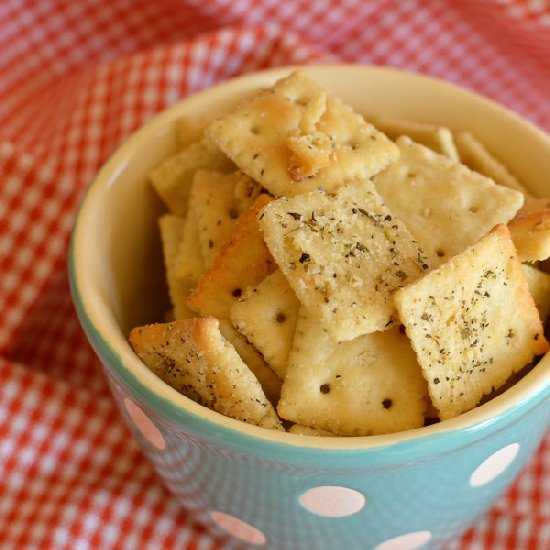 Parmesan & Ranch Crackers - Recipe photo by littledairyontheprairie