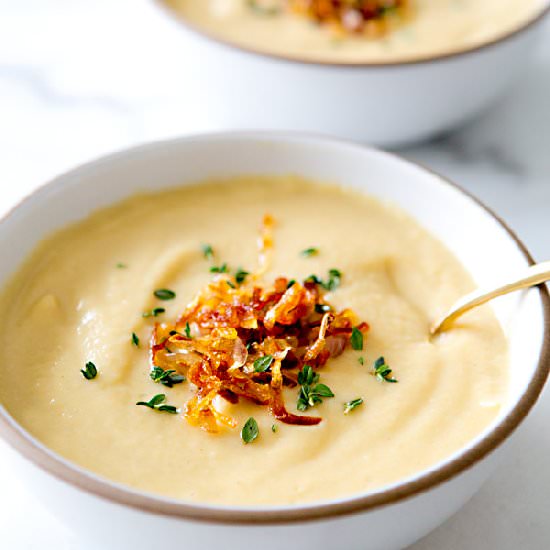 Roasted Sunchoke Soup - Recipe photo by a house in the hills