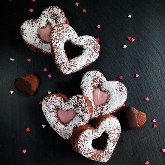 Chocolate Cinnamon Heart Cookies - Recipe photo by emmaeats@wordpress