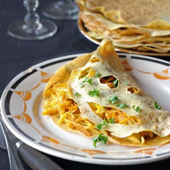 Chick-pea Pancakes - Recipe photo by Mathilda Motte