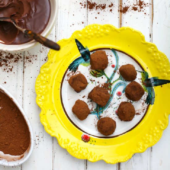 Spiced Chocolate Truffles - Recipe photo by chilliandmint