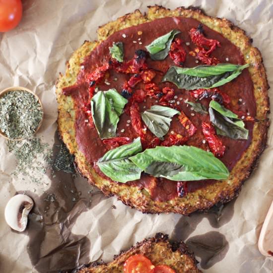 Cauliflower Pizza Crust - Recipe photo by Nutrition Stripped