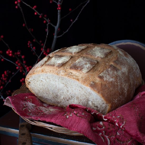 Rustic Bread - Recipe photo by cooking melangery