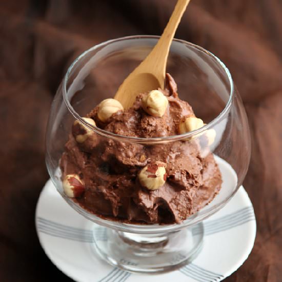Gelato al Bacio, Chocolate Hazelnut - Recipe photo by thenourishedcaveman
