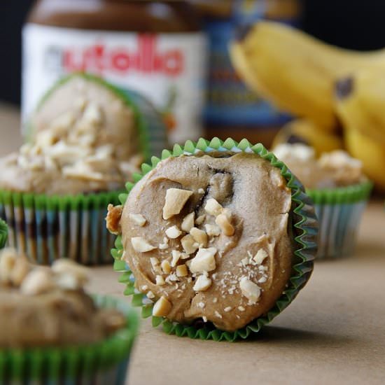 Peanut Butter & Banana Muffins - Recipe photo by Montka