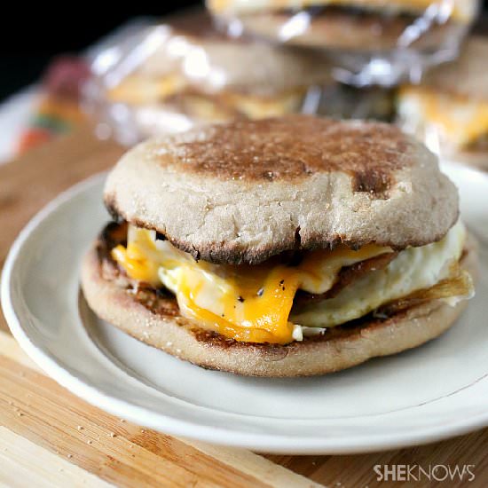 Freezer Breakfast Sandwiches - Recipe photo by SheKnows Food Editor