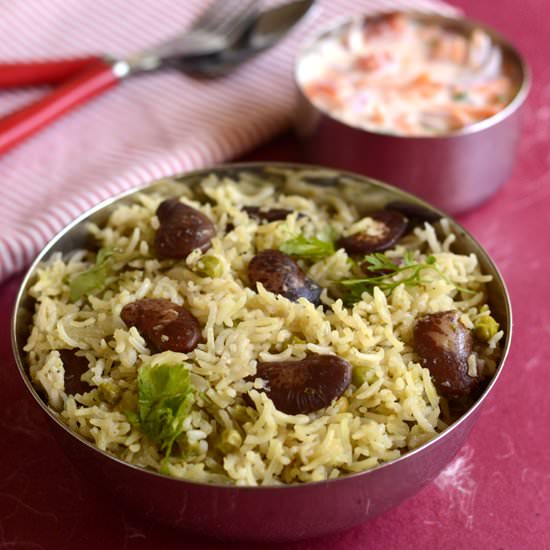 Double Beans Rice - Recipe photo by Padhuskitchen