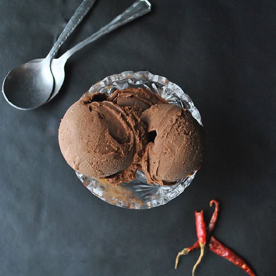 Chocolate Chili Ice Cream - Recipe photo by subscriptionmaven