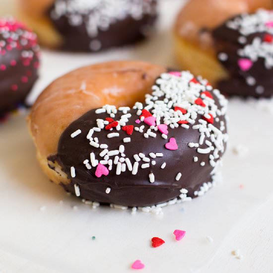 Boozy Chocolate Dipped Donuts - Recipe photo by Cultural Chromatics