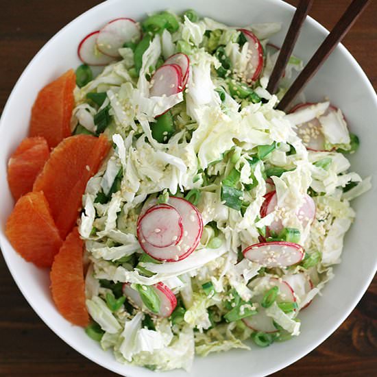 Sugar Snap Pea Salad - Recipe photo by girlversusdough