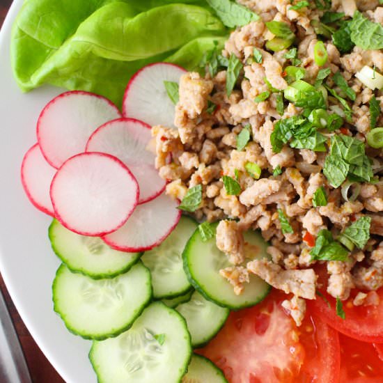Larb - Recipe photo by borrowedsalt