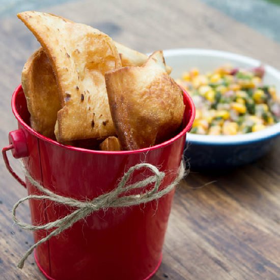 Homemade Tortilla Chips - Recipe photo by AttaGirlSays