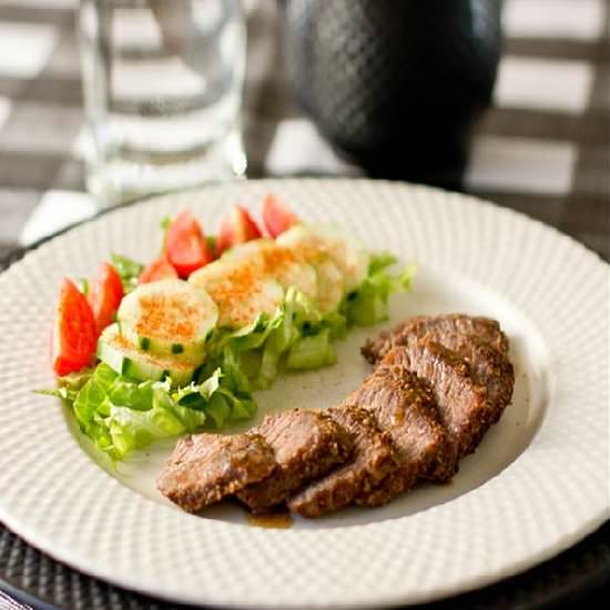 Smoked Beef Tri-Tip - Recipe photo by mjskitchen