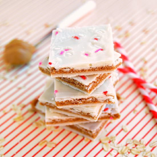 Peanut Butter Cookie Dough Bark - Recipe photo by BlissfulBasil