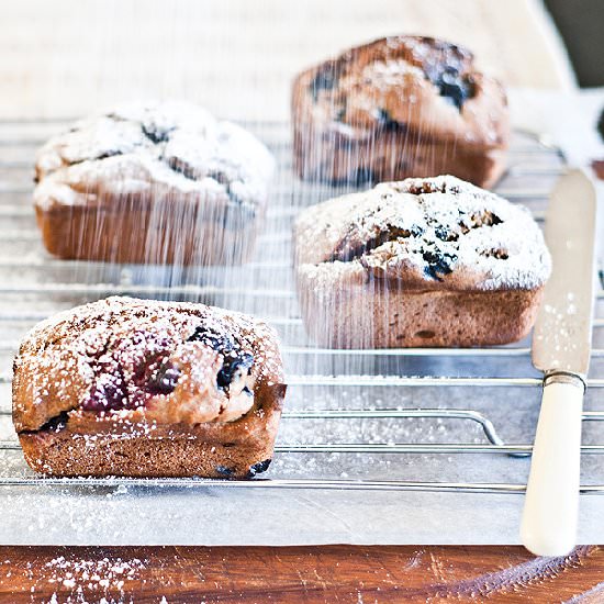 Mini Blueberry & Raspberry Loaves - Recipe photo by Suzanneper