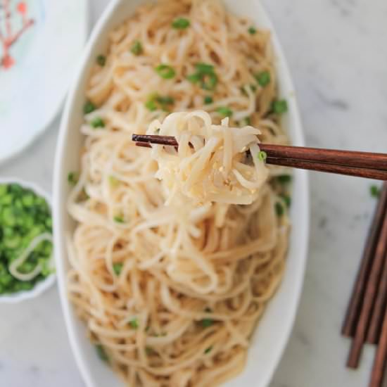 Longevity Noodles - Recipe photo by Hip Foodie Mom