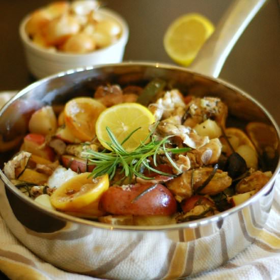 Crockpot Lemon Rosemary Chicken - Recipe photo by slowcookergourmet