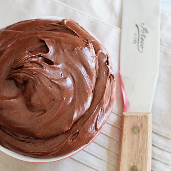 Dark Chocolate Frosting - Recipe photo by Jessica Weible