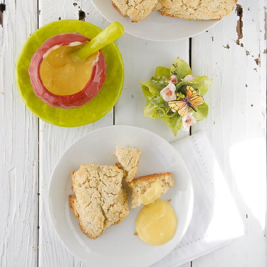 Black Pepper Scones- Grapefruit Curd - Recipe photo by boulderlocavore