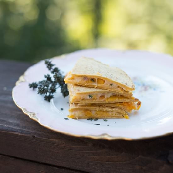 Butternut Quesadillas - Recipe photo by forestfeast