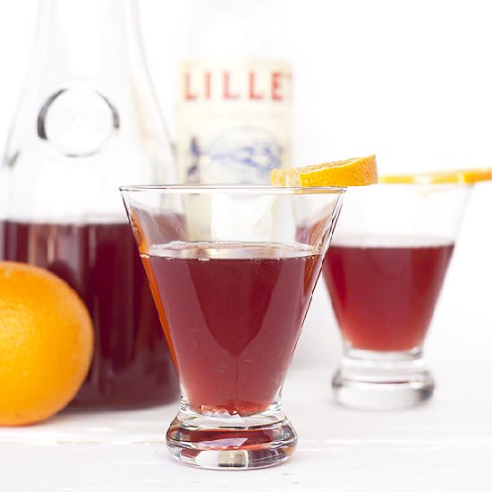 Sparkling Lillet Eouge Punch - Recipe photo by Savvy Sassy Moms