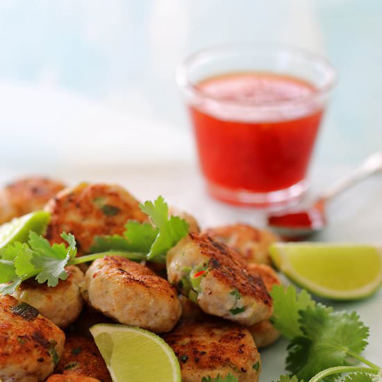 Gluten Free Thai Chicken Patties - Recipe photo by theluminouskitchen