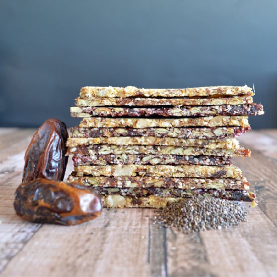 Raw Fusion Energy Bars - Recipe photo by ourpaleolife