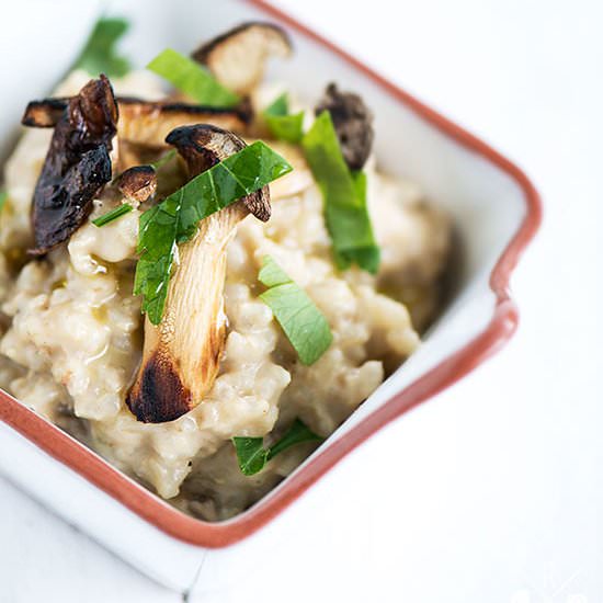 Vegan Mushroom Risotto - Recipe photo by relleomein
