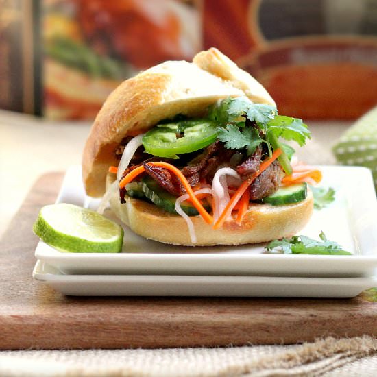 Crispy Duck Banh Mi Sliders - Recipe photo by tastefood