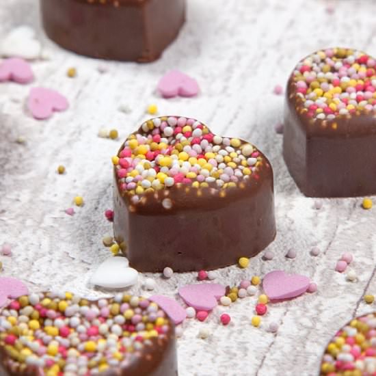 Secretly Simply Chocolate Hearts - Recipe photo by amummytoo