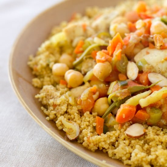 One Pot Couscous Chicken - Recipe photo by prettylittledishes