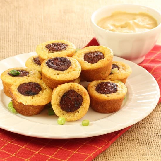 Mini Chorizo Corn Muffins - Recipe photo by jaslusser