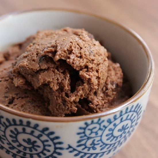 Chocolate Goat’s Milk Ice Cream - Recipe photo by leafparade