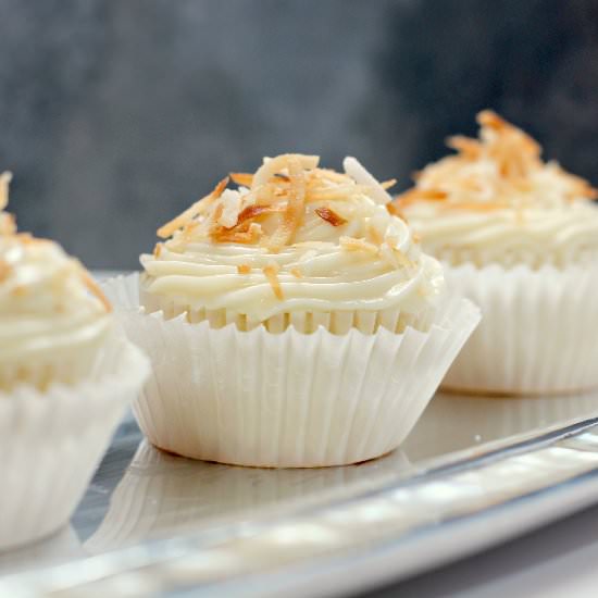 Pineapple-Coconut Cupcakes - Recipe photo by EricasRecipes