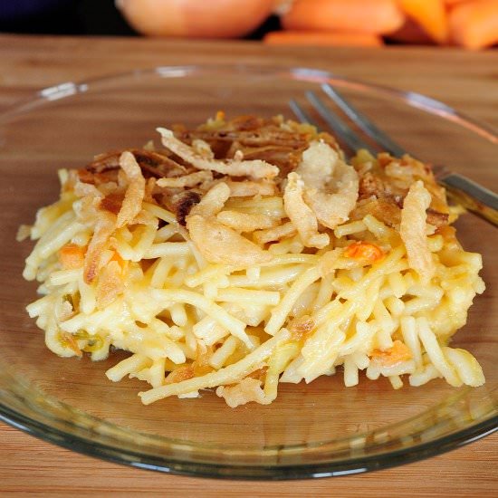 Creamy Chicken Noodle Casserole - Recipe photo by back4seconds
