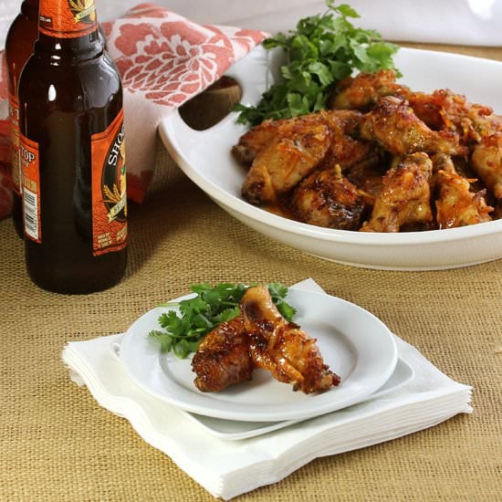 Spicy Orange Marmalade Wings - Recipe photo by jaslusser