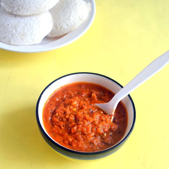 Tomato chutney - Recipe photo by Chitras food book