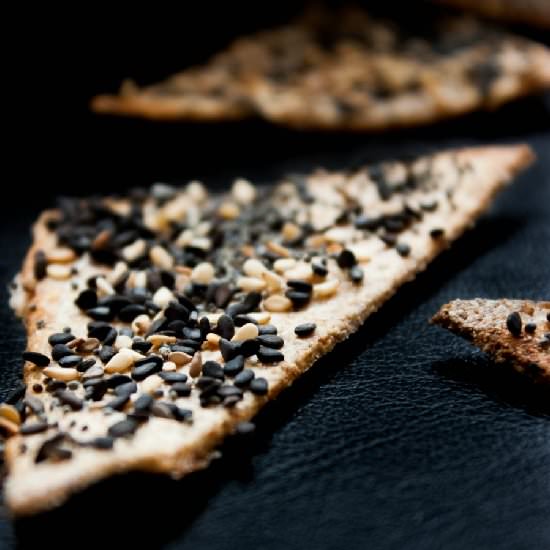 Seed Crispbread - Recipe photo by myblueandwhitekitchen