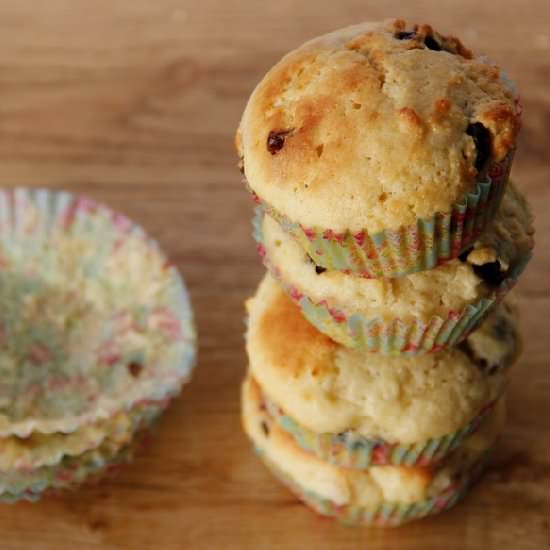Dried Cherry Cheesecake Muffins - Recipe photo by Montka