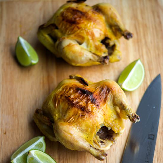 Tarragon & Lime Cornish Hen - Recipe photo by Carries Experimental Kitchen