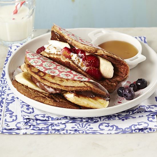 Pancake Tacos - Recipe photo by Sweet Potato Chronicles