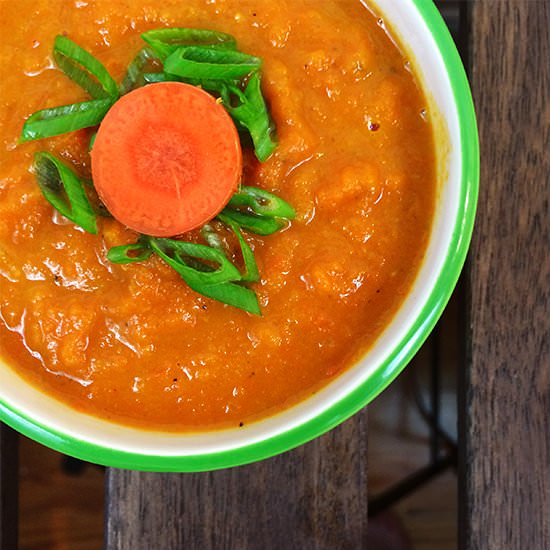Carrot Soup - Recipe photo by mindovermunch
